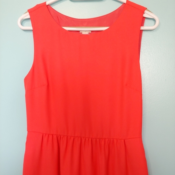 J.Crew Coral Pink Camille Dress, Sz 6 - Picture 4 of 13